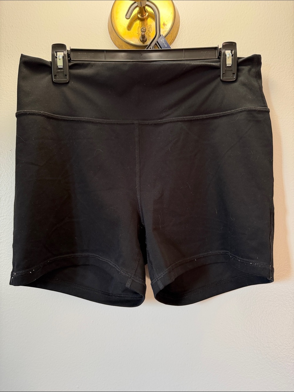 All In Motion Black High-Rise 5-In Bike Shorts